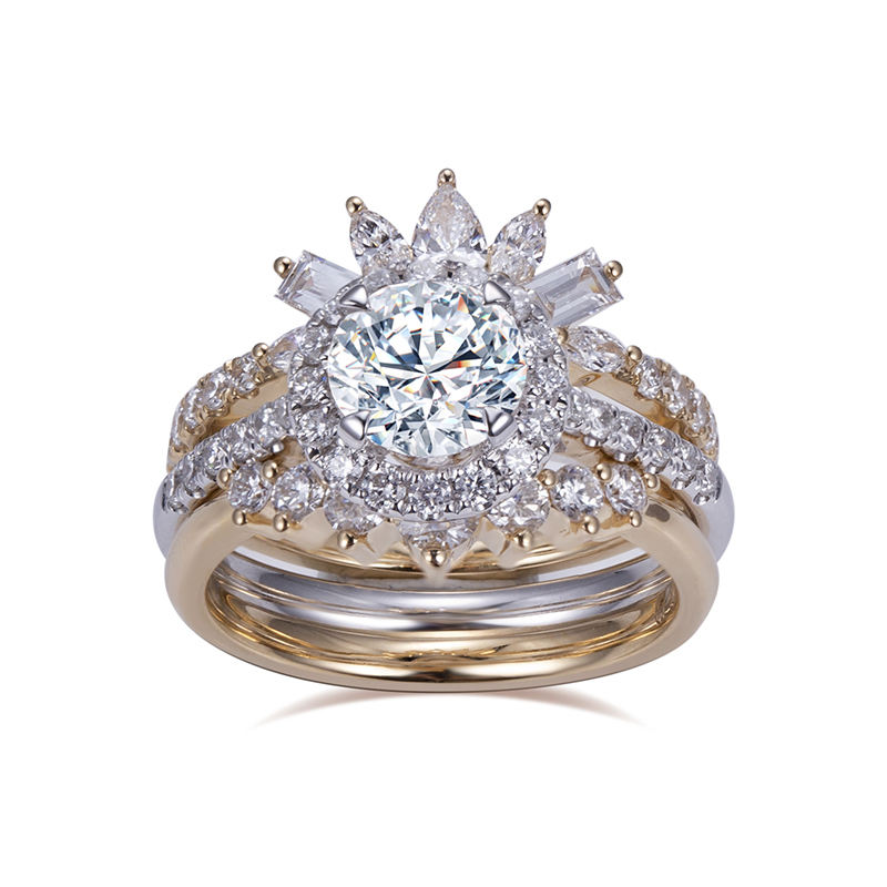 เพชรแล็บโกลด์ 14K สีเหลือง