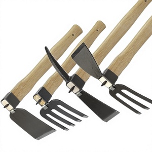 Outils de jardinage et d'aménagement paysager : Petite <span class=keywords><strong>houe</strong></span> de désherbage tout acier, pioche de plantation de fleurs pour l'extérieur, râteau domestique pour légumes - Product Image 1