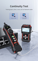 Probador de Cables de Red NOYAFA NF-8209S, RJ45 CAT5 CAT6, Rastreador de Cables, Buscador de Líneas de Red POE