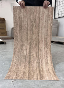 Di fascia alta 3D stampato flessibile travertino romano struttura <span class=keywords><strong>in</strong></span> <span class=keywords><strong>pietra</strong></span> pieghevole leggero di grandi dimensioni 1200*2400 rivestimento murale <span class=keywords><strong>per</strong></span> esterno - Product Image 2