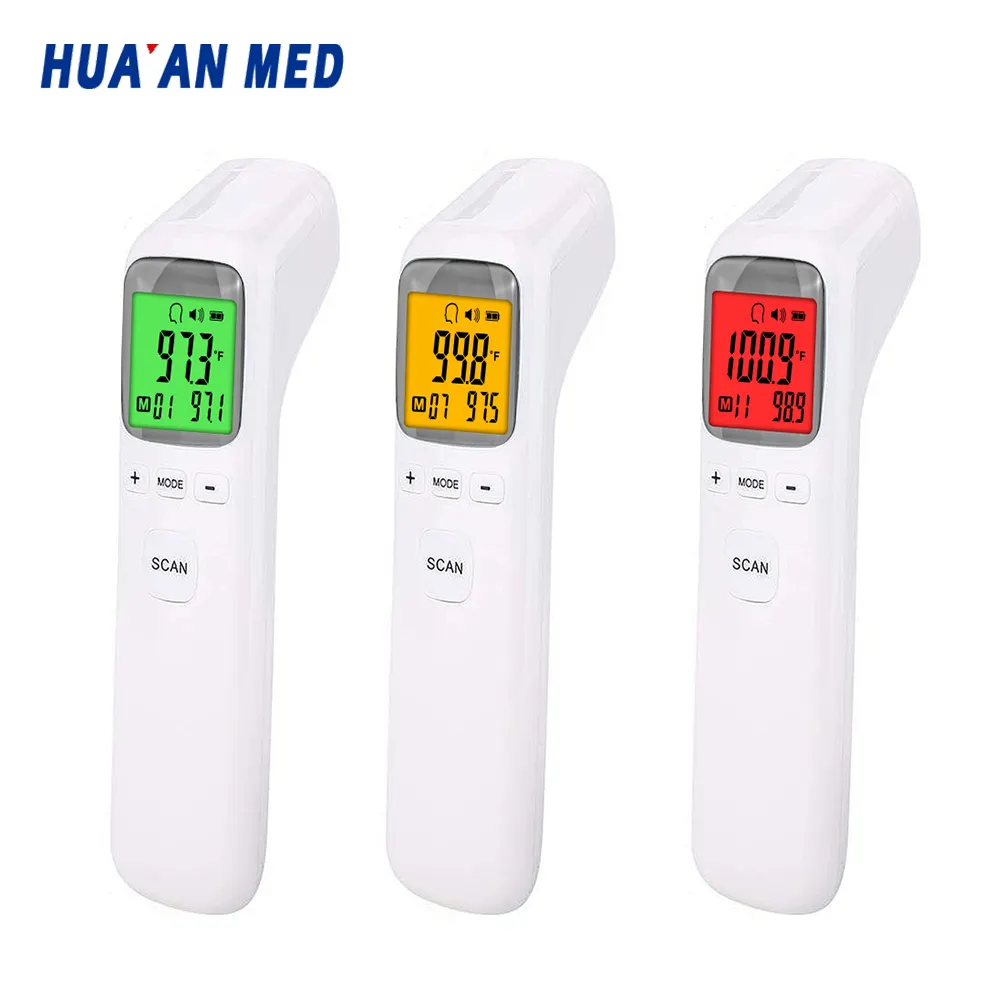 Hua an Med Quality Non Contact Baby Temperature Measuring Infrared Forehead Thermometer