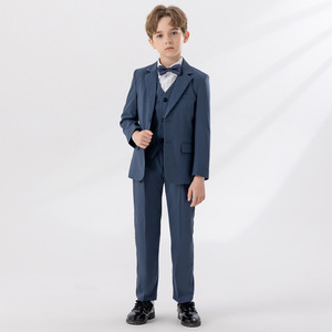 Robe de costume pour enfants automne et hiver version coréenne d'un beau costume de chœur d'hébergement de classe de garçon de couleur unie - Product Image 1