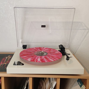 Tonaudio <span class=keywords><strong>Platine</strong></span> <span class=keywords><strong>vinyle</strong></span> haut de gamme moderne vintage 3 vitesses avec haut-parleurs, accessoire audio-vidéo pour l'<span class=keywords><strong>écoute</strong></span> de musique sur <span class=keywords><strong>vinyle</strong></span> - Product Image 1