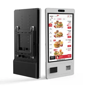 27 Inch Zelfbediening Bestelling Kiosk Machine Restaurant/Hotel/Supermarkt Self-Out Kiosk Met Thermische Printer