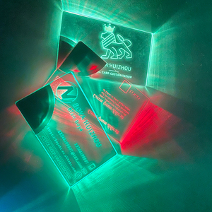 บัตรธุรกิจโลหะแบบกำหนดเองของ BOYA พร้อม NFC LED ดีไซน์สไตล์นางฟ้า สำหรับงานศิลปะและของสะสม - Product Image 4