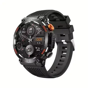 HT17 Smart new watch outdoor sports monitoring round Bluetooth call watch