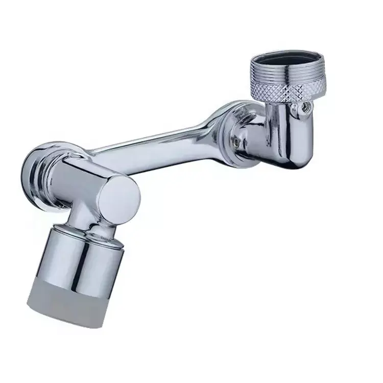 Universal Kitchen Faucet Sprayer Water Tap Extender 1080 Swivel Robotic Arm Swivel Extension Faucet Aerator