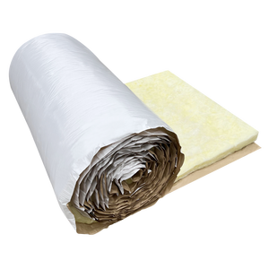 Isolation <span class=keywords><strong>de</strong></span> bâtiment <span class=keywords><strong>en</strong></span> métal avec revêtement blanc ignifuge et imperméable ASTM E84 C167 C411 R19, rouleaux d'isolation <span class=keywords><strong>en</strong></span> <span class=keywords><strong>laine</strong></span> <span class=keywords><strong>de</strong></span> <span class=keywords><strong>verre</strong></span> Lana <span class=keywords><strong>De</strong></span> Vidrio - Product Image 3
