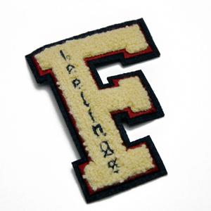 Tecido logotipo Patch Camisola Vestuário Decorativo Personalizado Em Relevo Marca 3d Pvc Logotipo De Borracha Patches Chenille Bordado Patch - Product Image 3