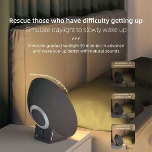 <span class=keywords><strong>2025</strong></span> phổ biến Wake-up bảng đèn 15W sạc không dây BT loa với đồng hồ báo thức hiển thị tiện ích di động - Product Image 6