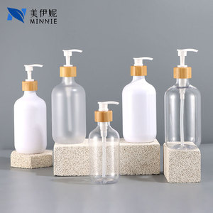 Bouteille de lotion pour animaux de compagnie Minnie 500 ml, givrée, avec pompe, pour shampoing, gel douche, cosmétiques, recharge, soins quotidiens, utilisation en voyage - Product Image 4