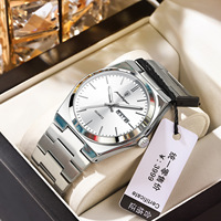 Montre-bracelet à quartz verte bon marché pour hommes d'affaires vente en gros bonnes marques cadran 42mm diamètre 20mm boîtier en alliage bande 20mm Relogio Company