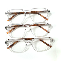 2026 Vente en gros, usine chinoise, liquidation de stock, montures de lunettes en acétate, transparentes, durables, montures de lunettes pour unisexe