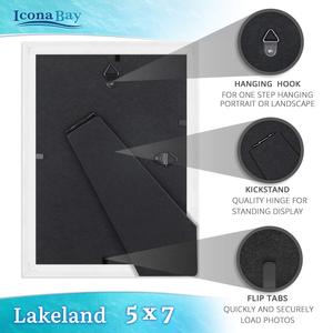 กรอบรูป MDF ราคาโรงงาน เป็นมิตรกับสิ่งแวดล้อม สีดำขาว ขนาดสั่งทำได้ ตกแต่งบ้านสไตล์โมเดิร์น - Product Image 4