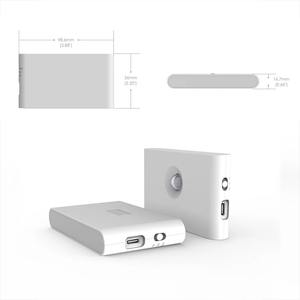 Luces Nocturnas LED Inalámbricas con Sensor de Movimiento, Inducción Humana, Carga USB, Iluminación Superior e Inferior, para Cocina, Armario, Dormitorio, Pasillo, Hogar - Product Image 1