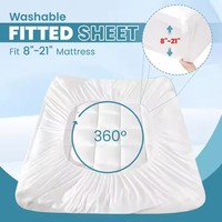 Surmatelas hybride en mousse à mémoire de forme double couche extra épais, ferme et souple, avec tissu tricoté pour soulager les maux de dos