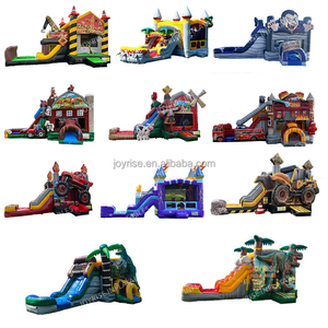 JOYRISE - Castillo Inflable con Tobogán para Niños Pequeños, Casa <span class=keywords><strong>de</strong></span> Brinco Inflable para Exteriores, Combinación <span class=keywords><strong>de</strong></span> Tobogán y Brincolín para Fiestas Infantiles, 7x4x4m - Product Image 3