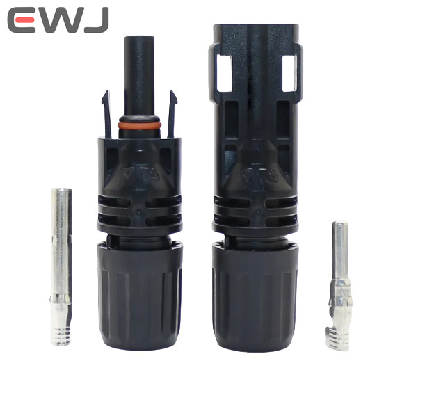 High Quality 230V DC IP67 Solar Power Adapter 30A Male/Female PV Connector with Copper Contact and PPO/ABS Housing