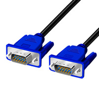 Kabel Tembaga VGA Male to Male Model Jinghua Manufacturer China untuk Koneksi Laptop, Desktop, TV, Monitor