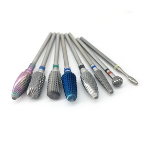 電気バッファ<span class=keywords><strong>3</strong></span>/32 "レインボーブルーゴールドアクリル除去ネイルカーバイドネイルドリルビット - Product Image 6