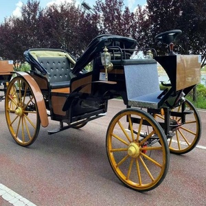 Elegante Carrozza Nera a 4 Ruote per Matrimoni, Veicolo Elettrico Ispirato alle Carrozze Trainate da Cavalli - Product Image 6