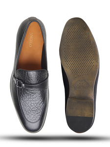 Mocassins en cuir pleine fleur importé, respirants, légers, avec semelle Ortholite et semelle extérieure en TPR, doublure en cuir DD, à enfiler, chaussures de bureau formelles - Product Image 6