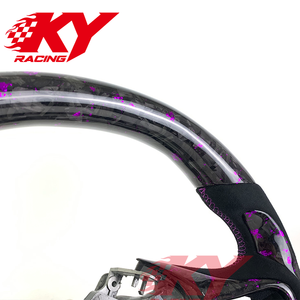 พวงมาลัยคาร์บอนไฟเบอร์ทรงสปอร์ตสำหรับ Honda Civic รุ่นที่ 8 9 11 Accord รุ่นที่ 10 SI CRV EX Acura Integra - Product Image 2