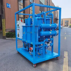 Vacuüm Turbine Olie Purifier Machine En Regeneratie Apparatuur Dehydratie Onzuiverheid Verwijdering Installatie