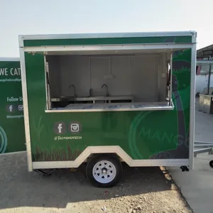 International market food concession trailer easy load classic outdoor travel kitchen food cart for sale