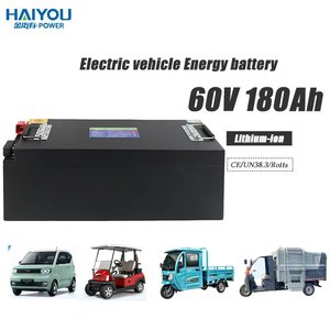 Batterie lithium OEM 60V 180AH pour vélo de golf, vélo électrique, scooter - Alimentation stable pour kit de conversion de vélo électrique 2000W - Product Image 1