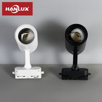 Spot LED encastrable réglable pour rail, support de rail LED amovible en aluminium GU10 MR16, luminaire LED sur rail 2 fils