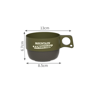 Nouvelle Tasse à Eau et à Café Portable en Acier Inoxydable pour l'Extérieur, Petite, Moyenne et Grande Taille, Design Écologique pour le Camping, Usage Domestique, Couple - Product Image 3