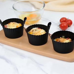 Hot Sale Reusable Silicone Poacher Mold Home Use Dishwasher Safe Silicone Cups for Air Fryer <b>Oven</b> Microwave Cooker Dish - Product Image 1