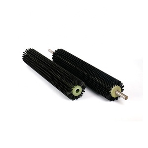 Brosse à rouleaux industrielle, brosse mécanique de nettoyage, brosse ronde à arbre, brosse à rouleaux en nylon - Product Image 2