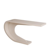 Table console de salon de villa de luxe moderne, base en métal, structure durable, mobilier de maison, garantie Wolff 5 ans