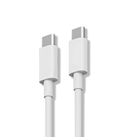 Cable de Carga Rápida USB 2.0 Tipo-C a Tipo-C, Carcasa de ABS, Revestimiento de PVC, PD 40W, para Teléfono Móvil, Auriculares, Conductor de Cobre Puro, Computadora