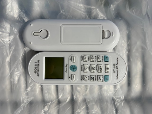 One-Key Universal KT-e08 6000 in 16000 in 1 Electric AC Remote Control for Various Refrigerator Models and Air Conditioner Parts