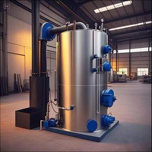 중국 제조업체 산업용 스팀 수직 펠렛 난방 보일러 기계 800kg 발전소 저렴한 가격 - Product Image 1