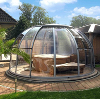 Dôme en polycarbonate transparent thermoformé, lucarne solide, maison étoilée transparente