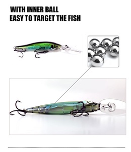 SNEDA nouveauté transfrontalière suspensive stop-and-go leurres appâts durs pour la pêche au bar/doré/brochet/perche en bateau océanique - Product Image 4