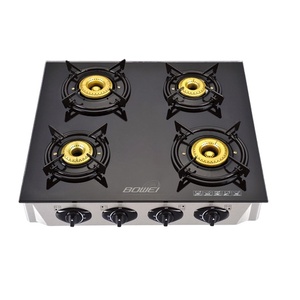 Bếp Gas 4 Đầu Đốt Bàn Thiết Kế Mới Chất Lượng Cao Của Nhà Sản Xuất Bếp Nấu Bằng Thủy Tinh - Product Image 1