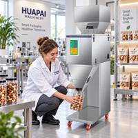 Machine de remplissage et d'emballage automatique pour sachets de thé, grains de café, noix, granulés et céréales, avec pesage intégré