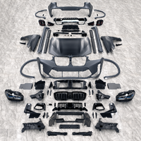 Kit carrosserie pour BMW X3 F25 2011-2017 : Pare-chocs avant et arrière style X3M G01 2023+ avec phares et feux arrière