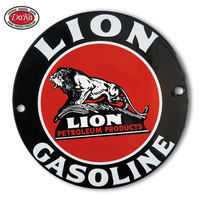Vintage Discount Castrol Green Motor Oil Company Meilleure vente en gros d'enseignes en porcelaine émaillée