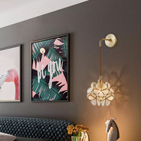 Lámparas de Techo Modernas LED con Marco de Cobre y Pétalos de Cristal con Diseño de Flores de Cerezo Coloridas para Sala de Estar y Comedor