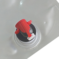 Pochettes souples gaufrées recyclables de 3L et 5L avec bec verseur pour l'emballage de boissons, jus, vin, eau minérale et café