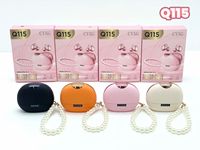 Écouteurs intra-auriculaires Q115 sans fil BT6.0, qualité sonore stéréo, design sac à main pour femme, sans réduction de bruit, type-C, pour jeux et musique