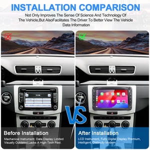 NaviHua Nouveau Style Vente Chaude Autoradio 8 pouces Système Linux Navigation Lecteur DVD pour Série Volkswagen Bluetooth Carplay Android Auto - Product Image 3