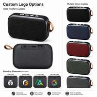 Mini haut-parleur sans fil portable d'extérieur avec logo personnalisé, nouveau tissu, subwoofer, cadeau promotionnel