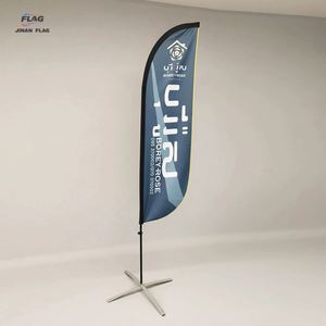 Drapeau en polyester en forme de goutte d'eau avec mât en fibre de verre, impression numérique, styles sportifs/modes, personnalisation pour - Product Image 3